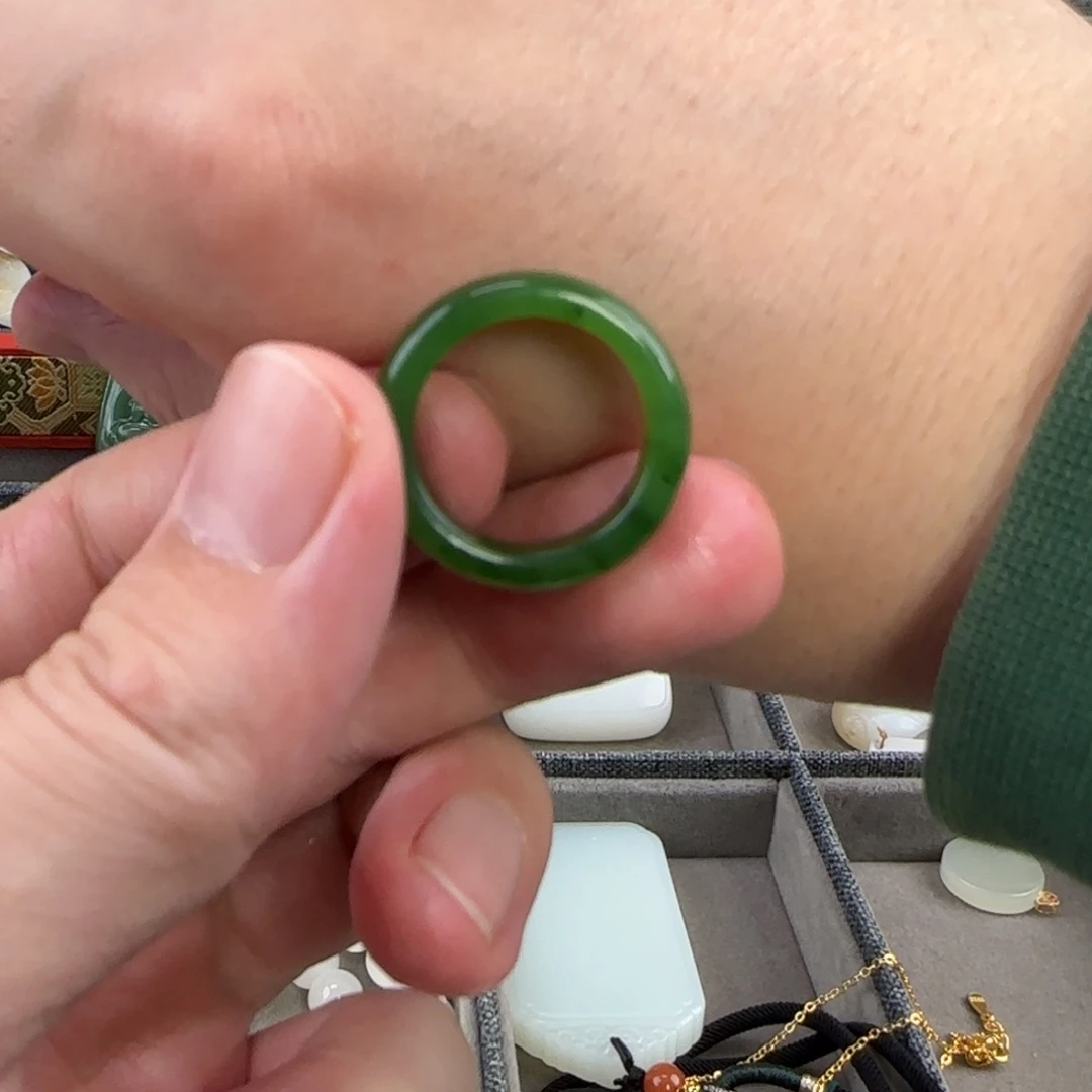 和田玉挂件未镶嵌戒指