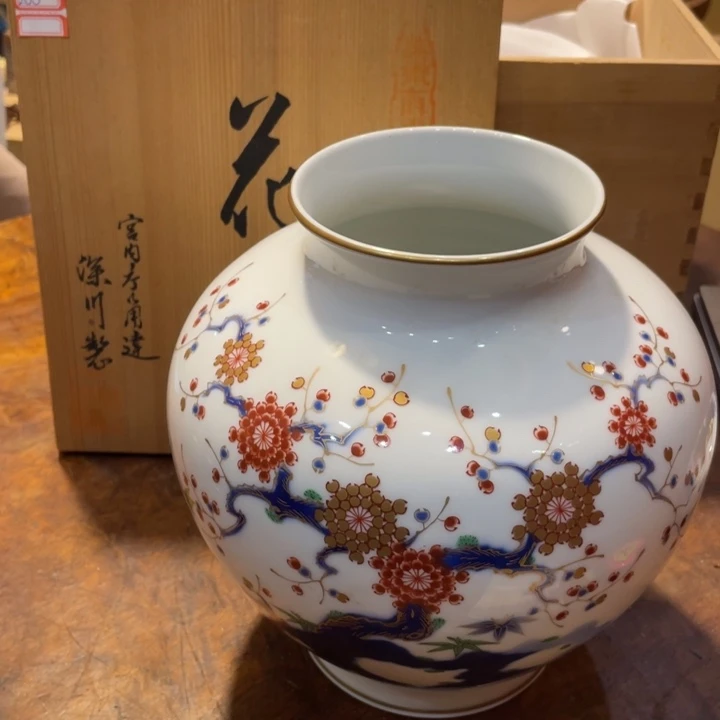 陶瓷小六古美术工艺品