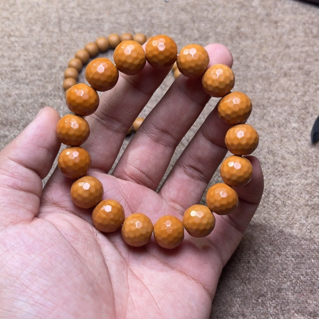 猴头核桃吊坠钻石面14mm全品