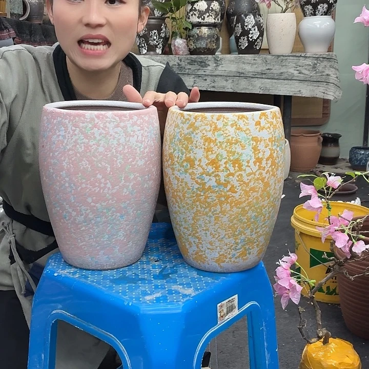 16×24 -粗陶花盆有孔-买买买