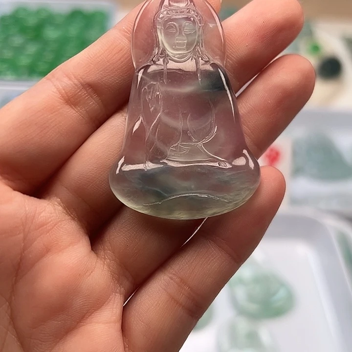 杰***儿翡翠未镶嵌颈饰翡翠首饰