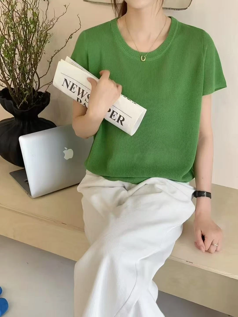 小潘-韩系針织衫（101-150）7/25 毛衣上衣夏季凉快气质