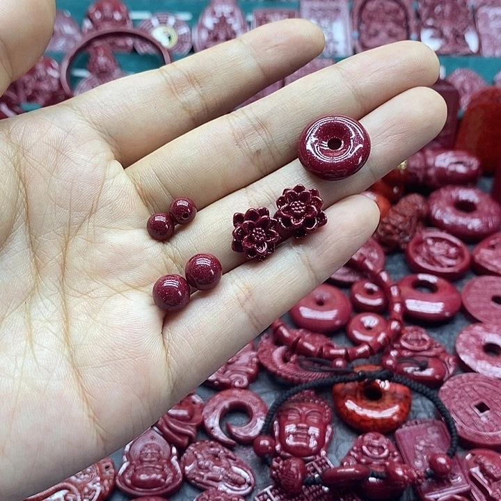 天然辰砂009朱砂手链