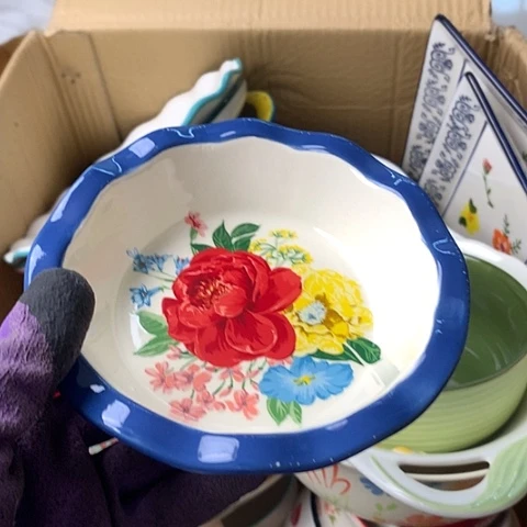 盘陶瓷制品满25拼单发货默认微瑕