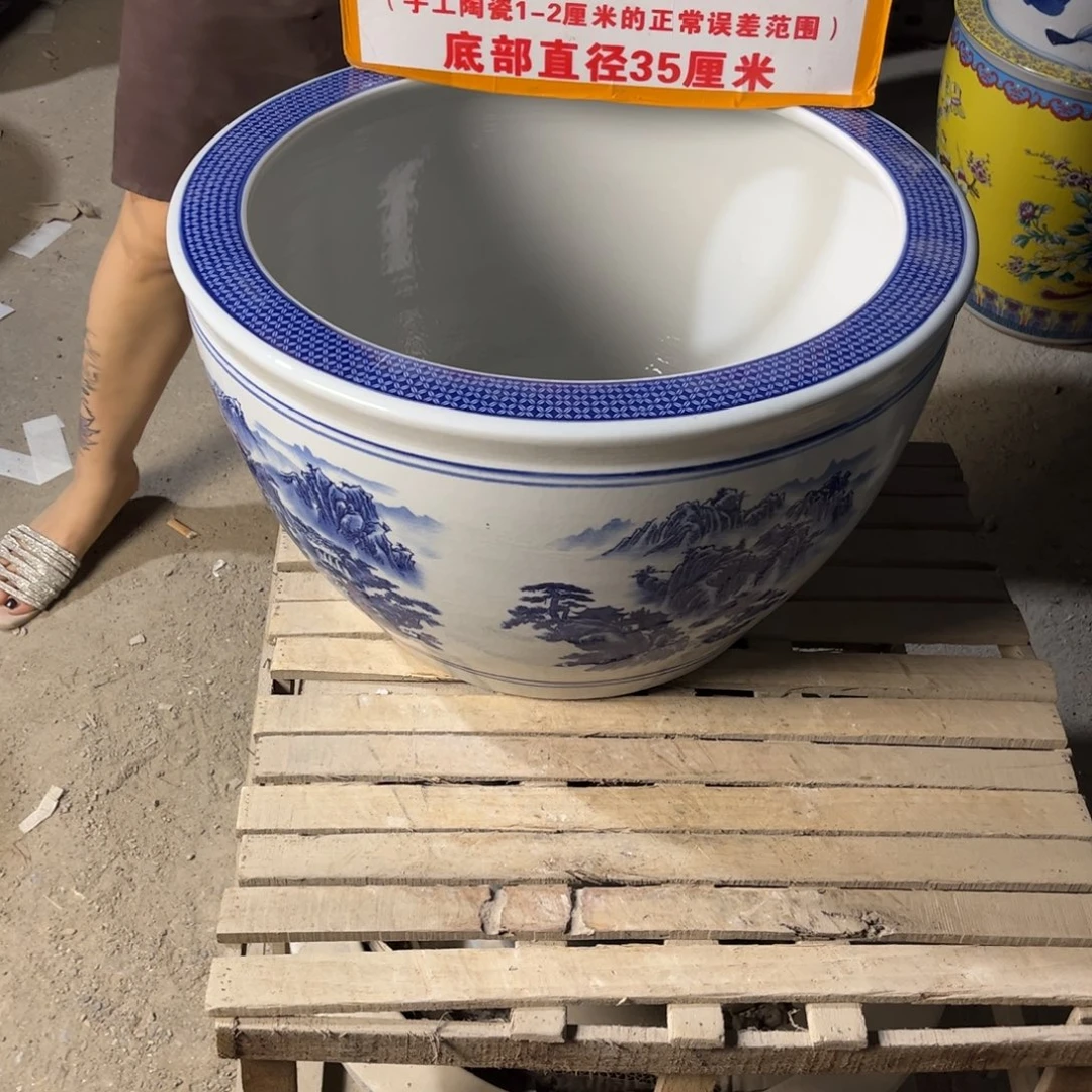瓷片山水52.8888888