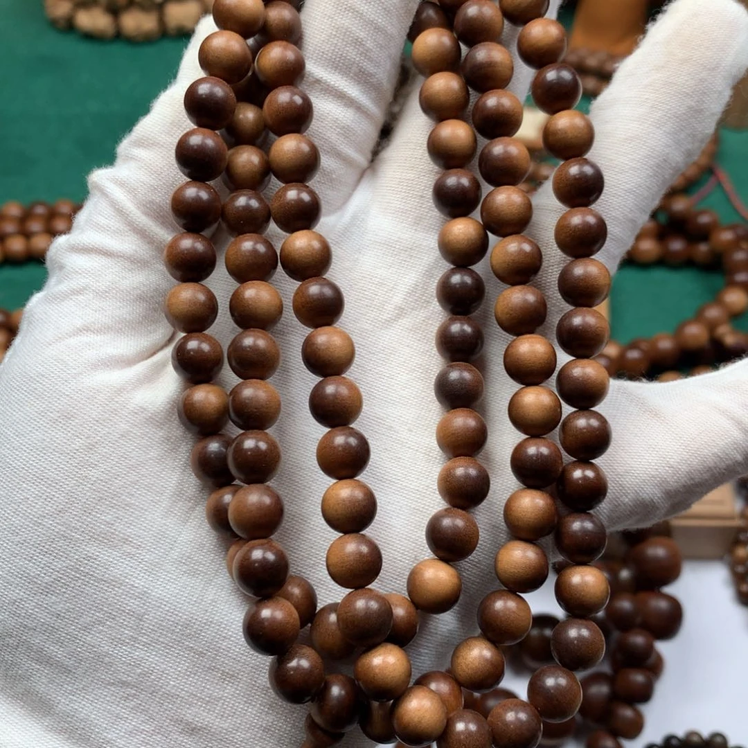 檀香木手串/手链老山檀香0.8沉水供奉料