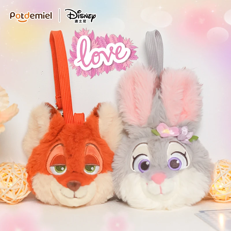 potdemiel蜂蜜罐正版迪士尼疯狂动物城朱迪尼克花花镜小巧随身镜