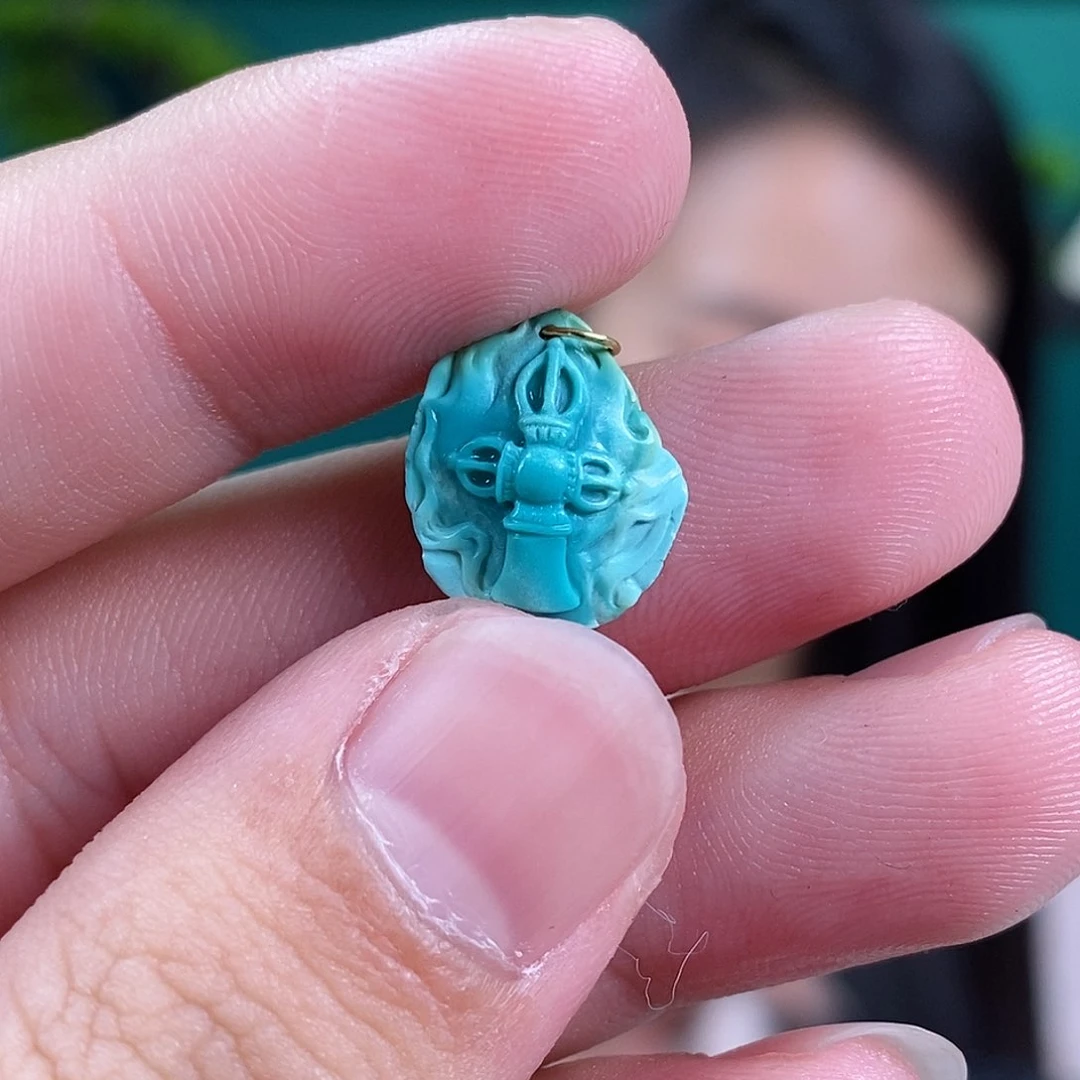 绿松石珠宝奇石未镶嵌