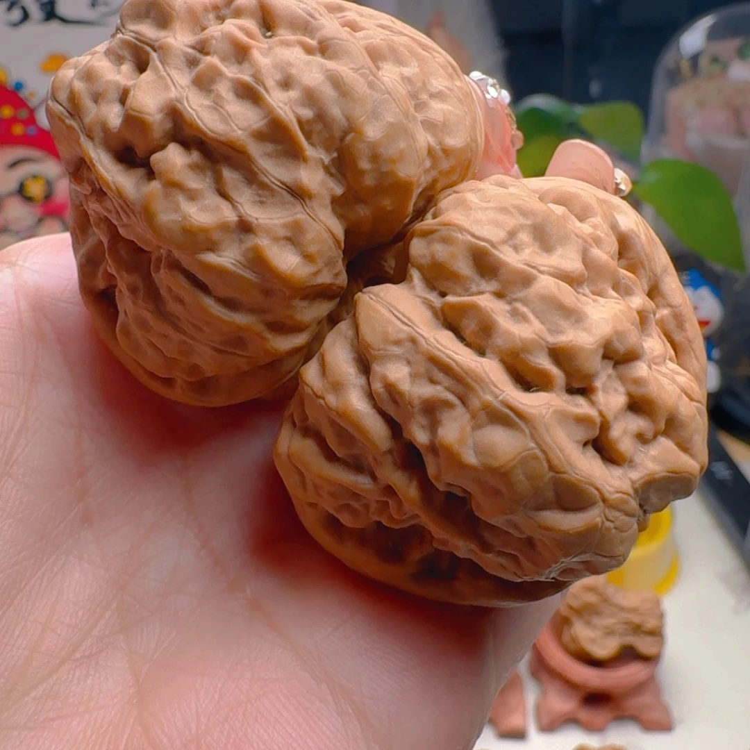 核桃把件卡**啦43尺寸蛤蟆头