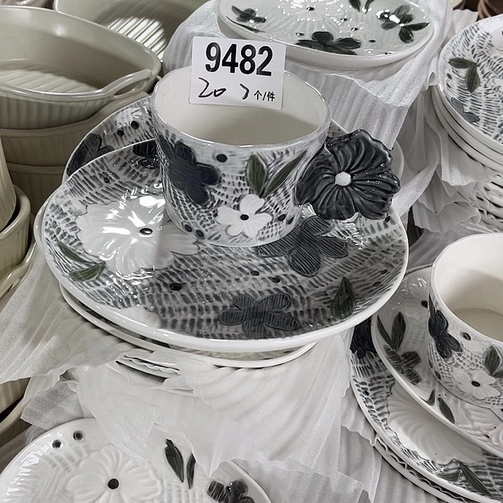 瓷微瑕外贸餐具9482