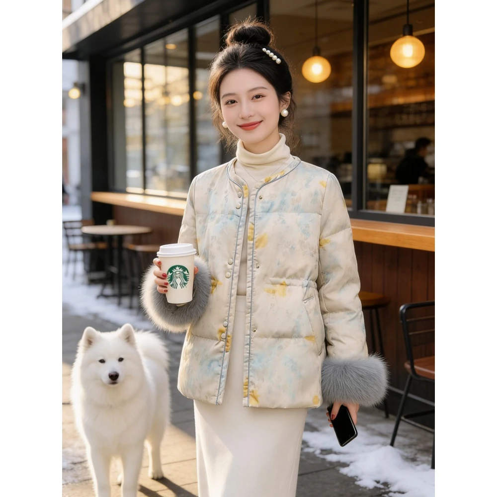 巨好看加厚外套女秋冬时尚新款时尚设计款小个子通勤棉服棉袄棉衣