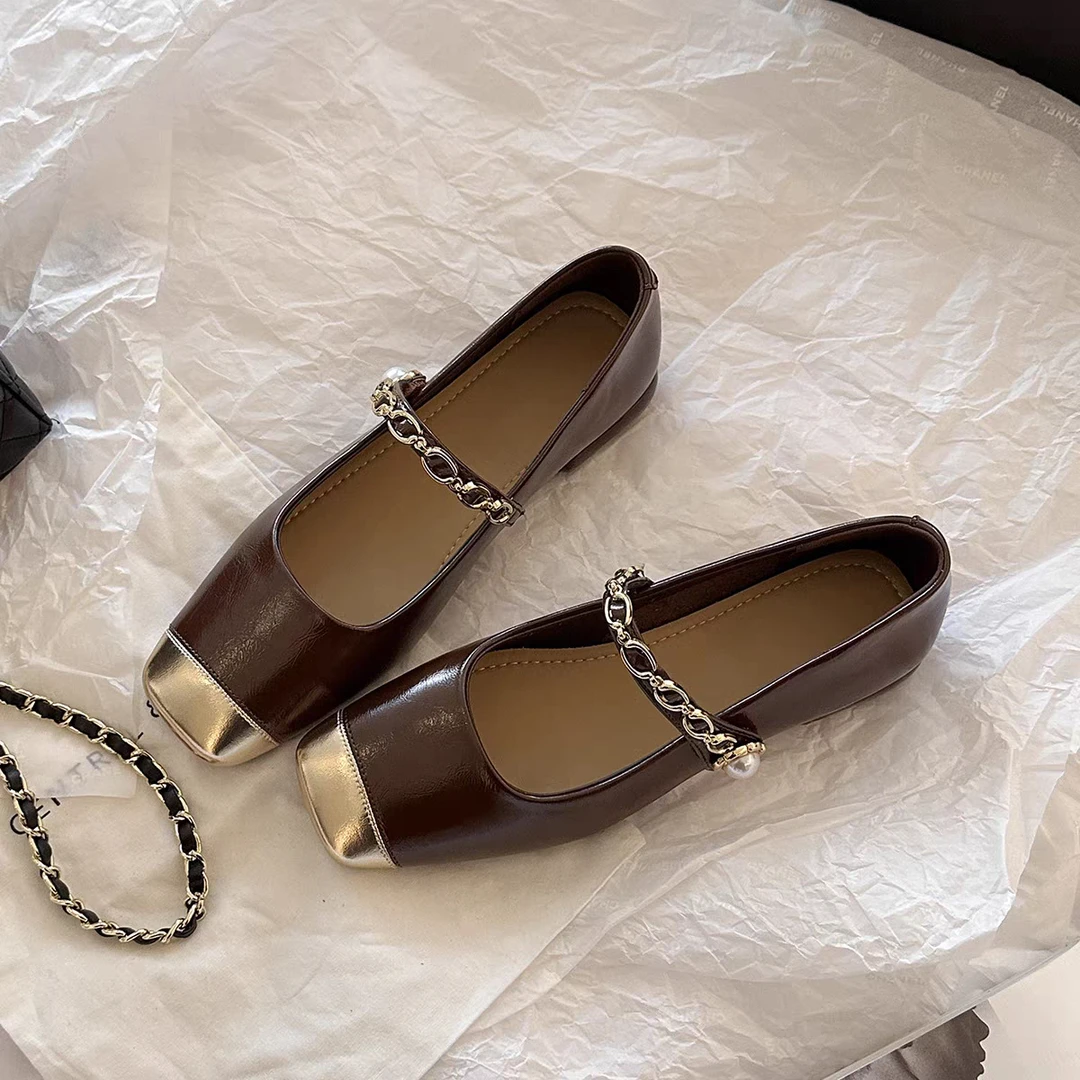 （爱拍）7563女士爱拍平底小皮鞋