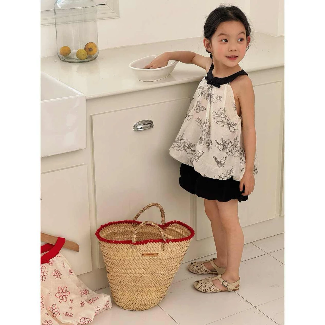 新秘密花园2025夏季甜美新中式吊带裙两件套X31