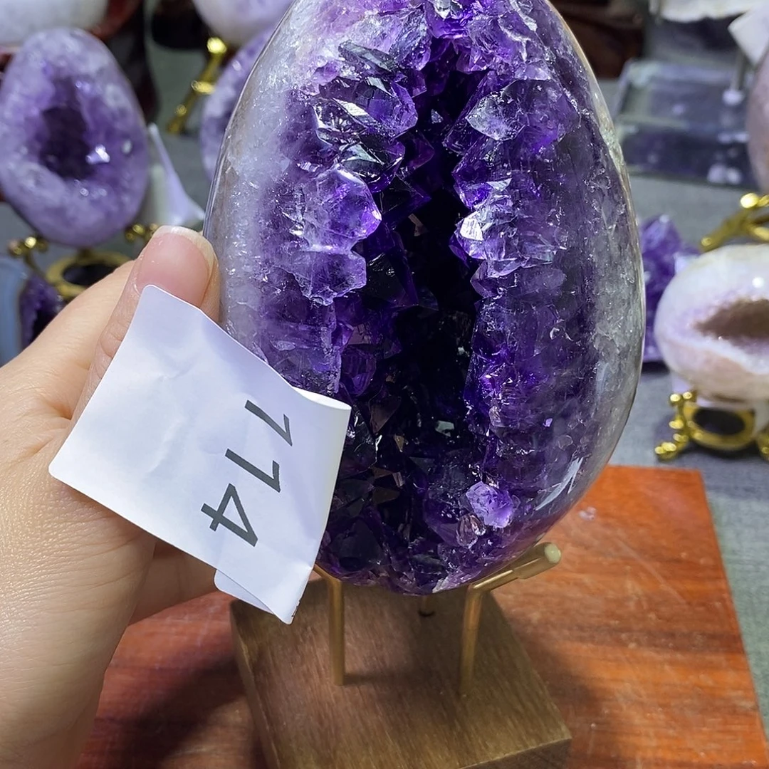 紫晶珠宝半成品未镶嵌