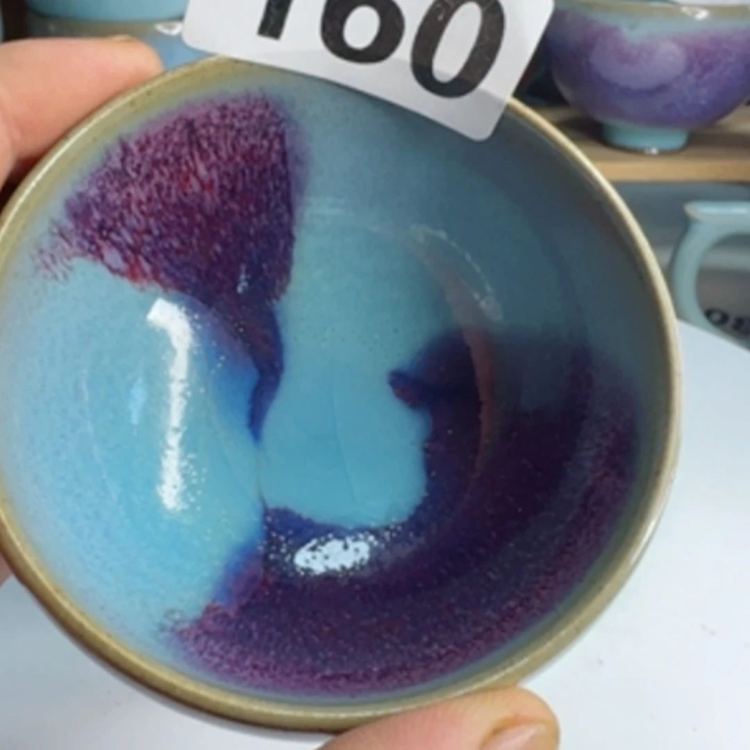 【闪购商品】摆件宋钧仿古鸡心碗