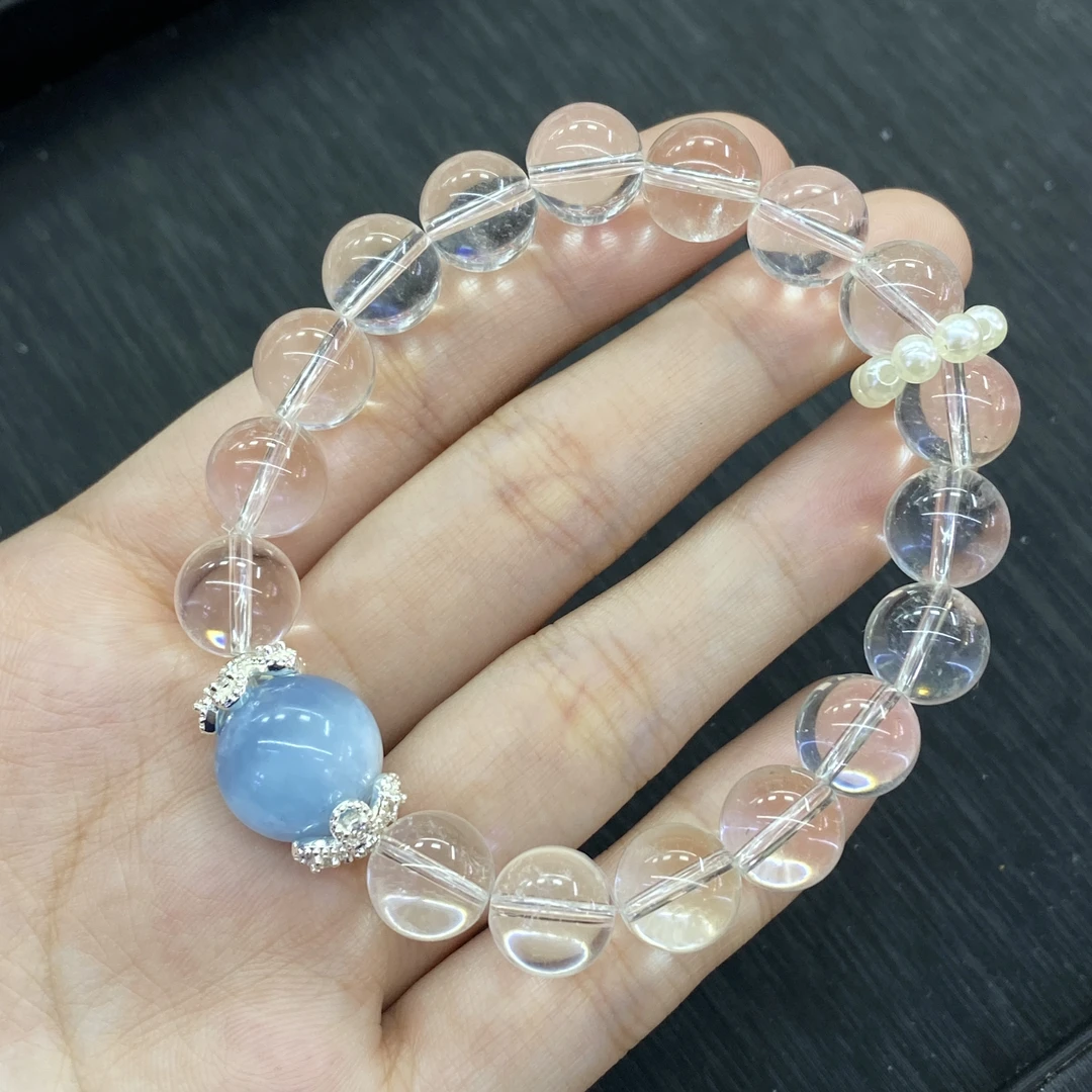 【小北好物】白水晶单圈手串-17QK62X51【多样性发一件】约10mm+