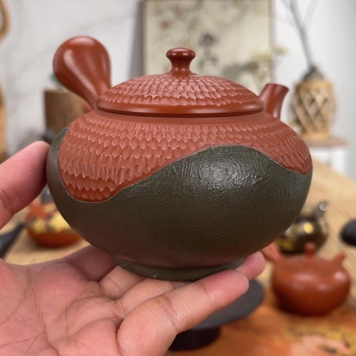 用***5常滑二代高凤手作茶壶