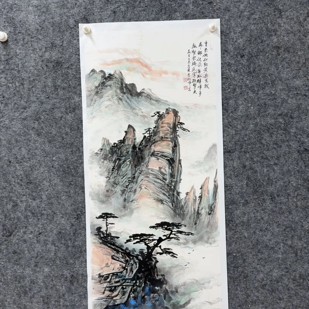 国画国画作品LJF老师