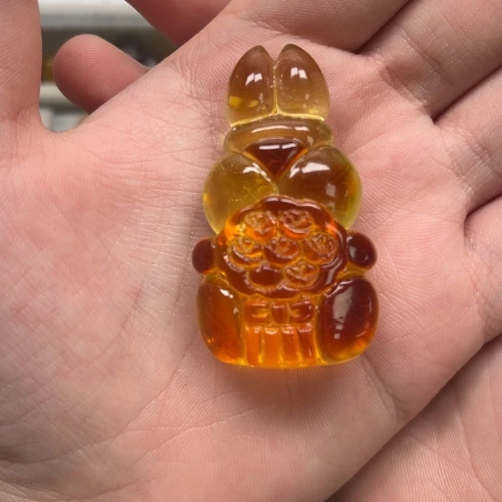 裸石琥珀未镶嵌天然蜜蜡配件