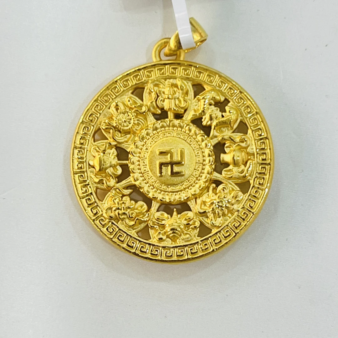 【思思专享】足金999 八宝罗盘吊坠 6.46 GP