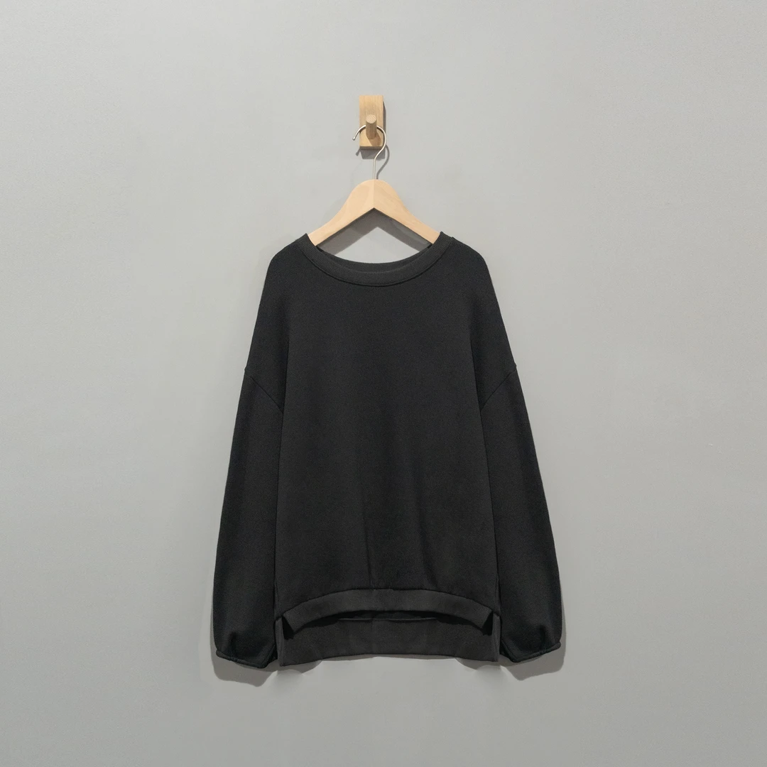 【且听风吟】0111417文艺棉复古圆领百搭加绒卫衣 衣长71 胸围126