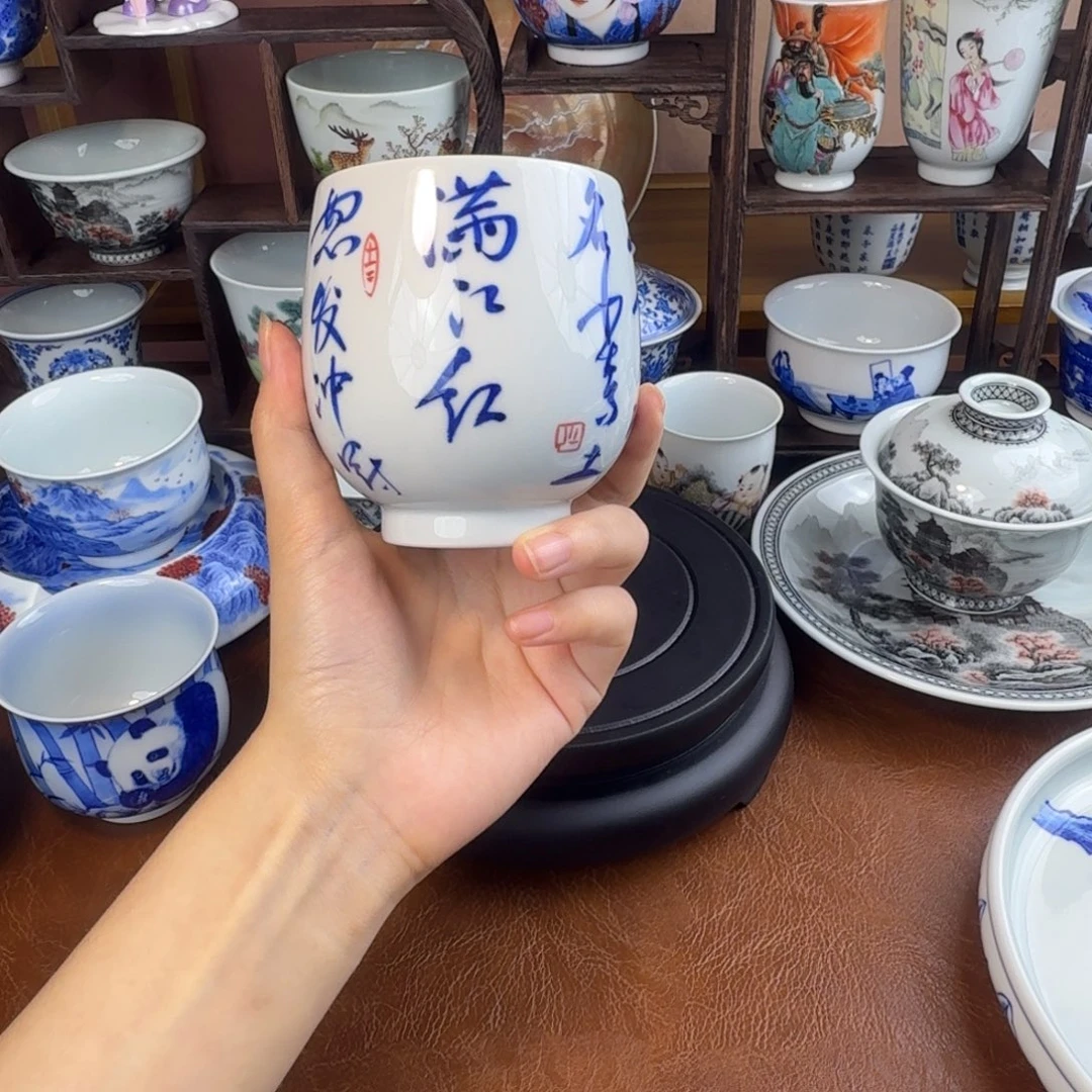 景德镇陶瓷手绘作品