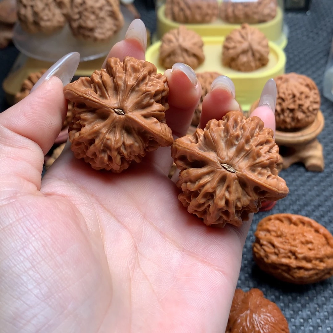 老***线把件文玩核桃41➕秦闷