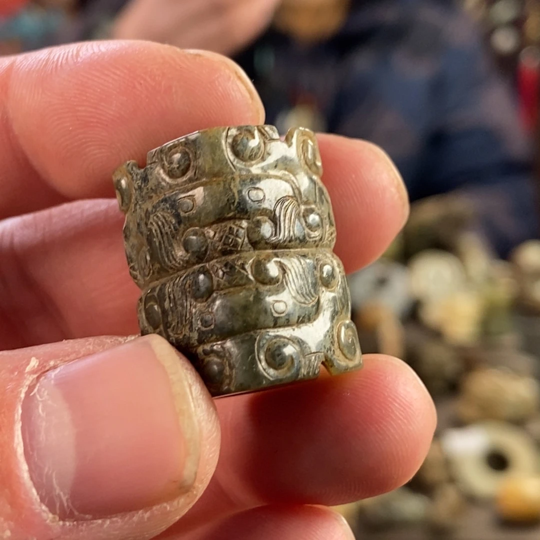 和田玉挂件未镶嵌令**五