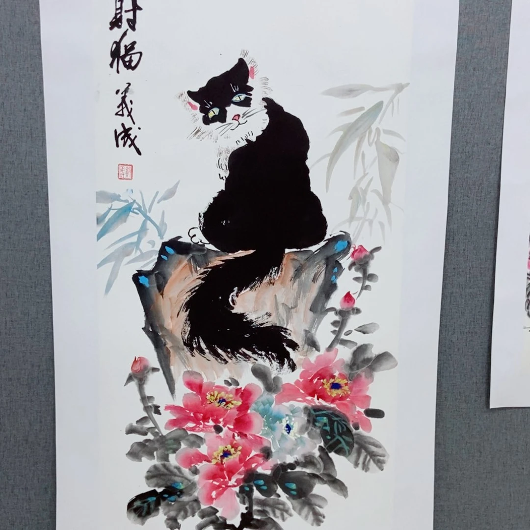 国画手写手绘国画作品32