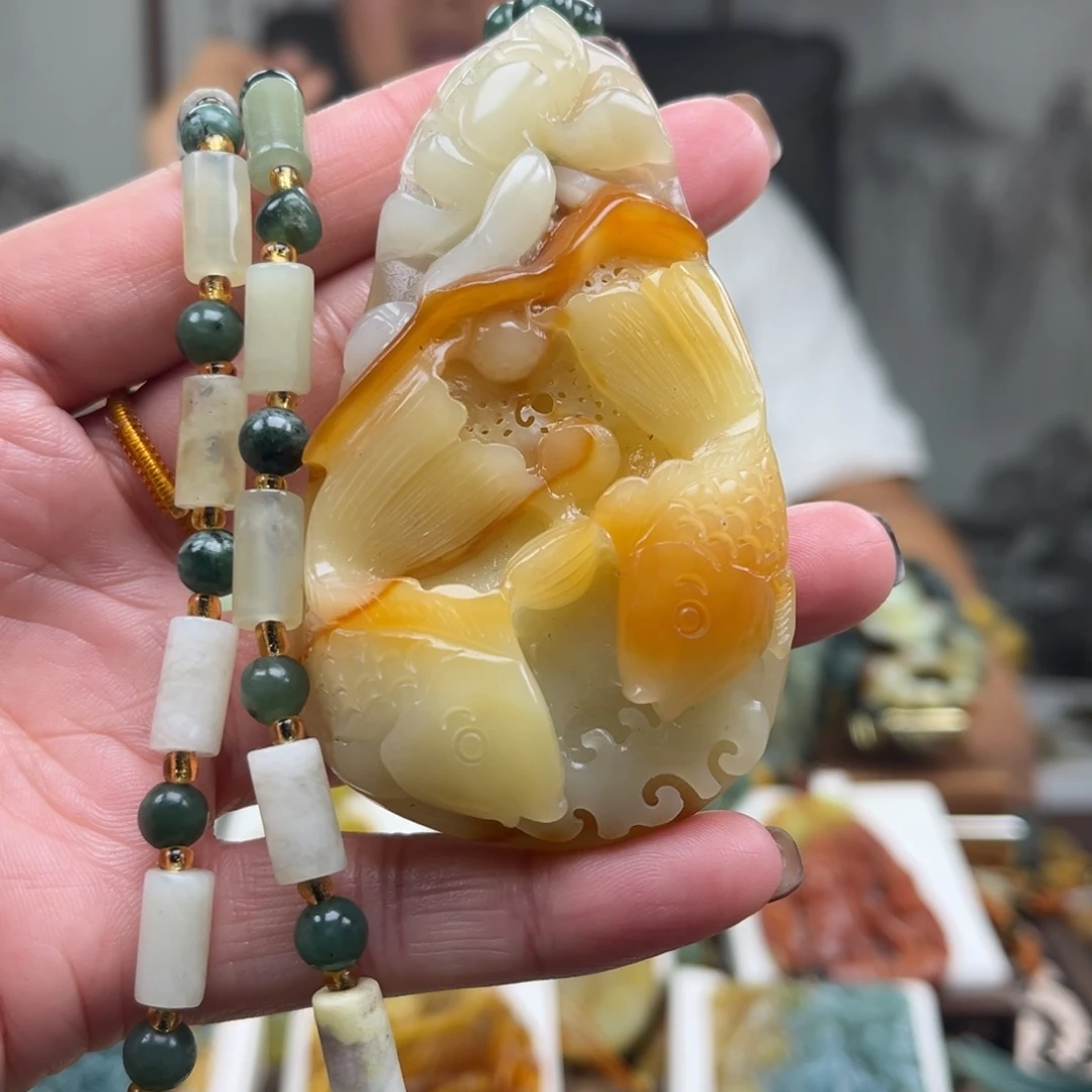 岫玉未镶嵌挂件挂件