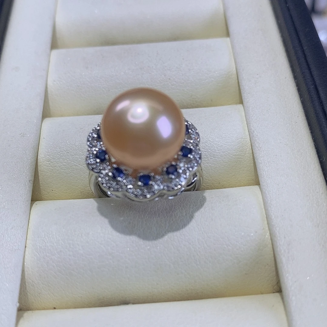 戒指合金淡水珍珠