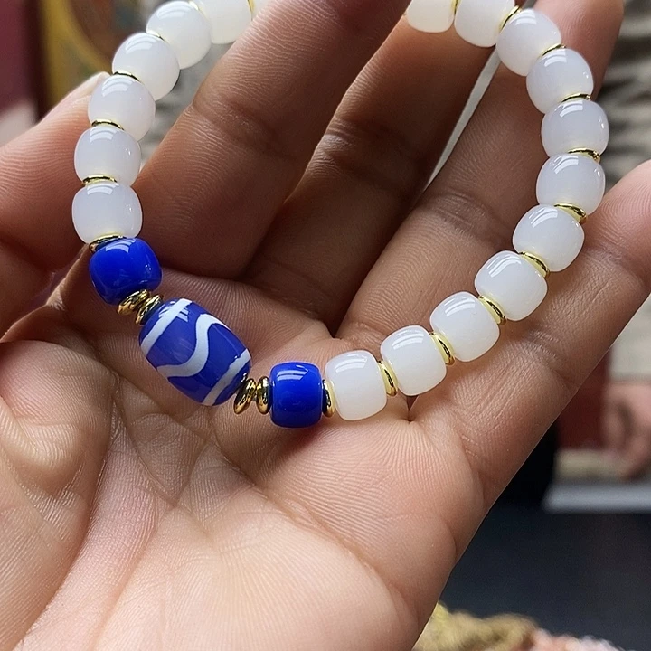 玛瑙/玉髓合金颈饰