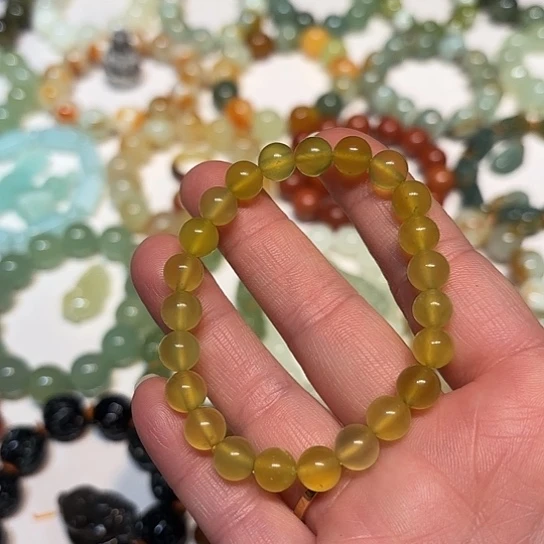 蛇纹石玉未镶嵌手串