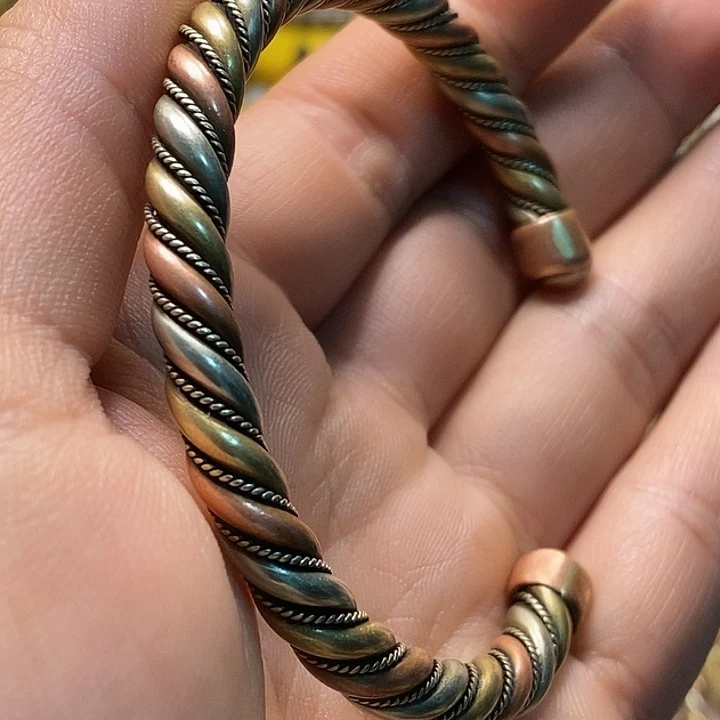 三色镯子铜器铜器