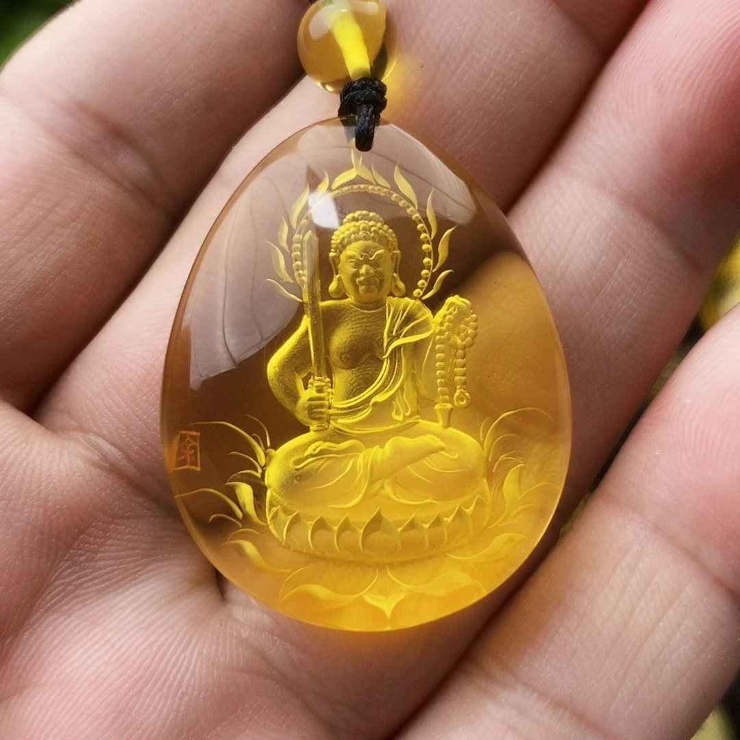 【闪购商品】金珀吊坠(不含链)未镶嵌