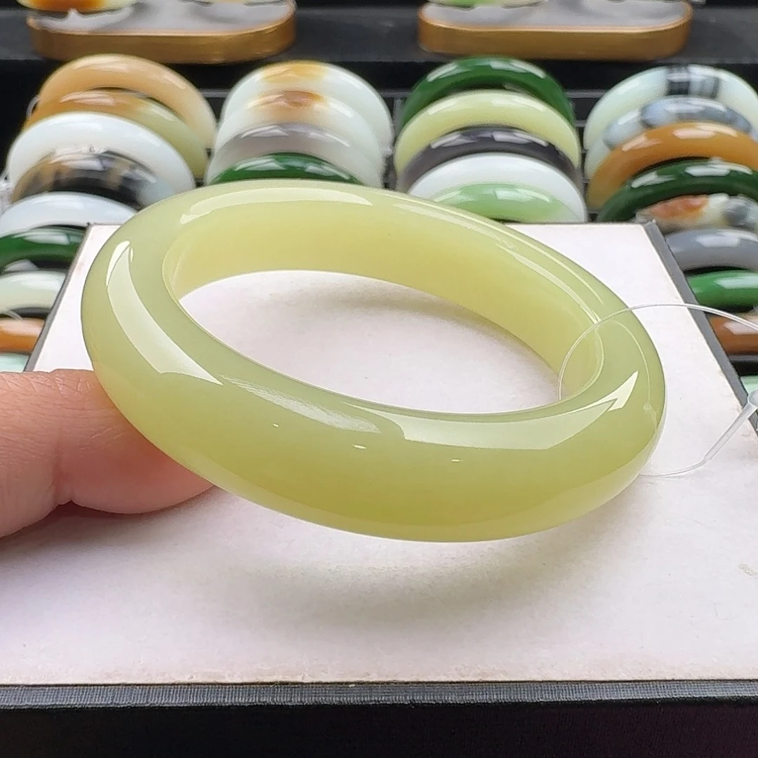 未镶嵌手镯和田玉53.3主播强推款！