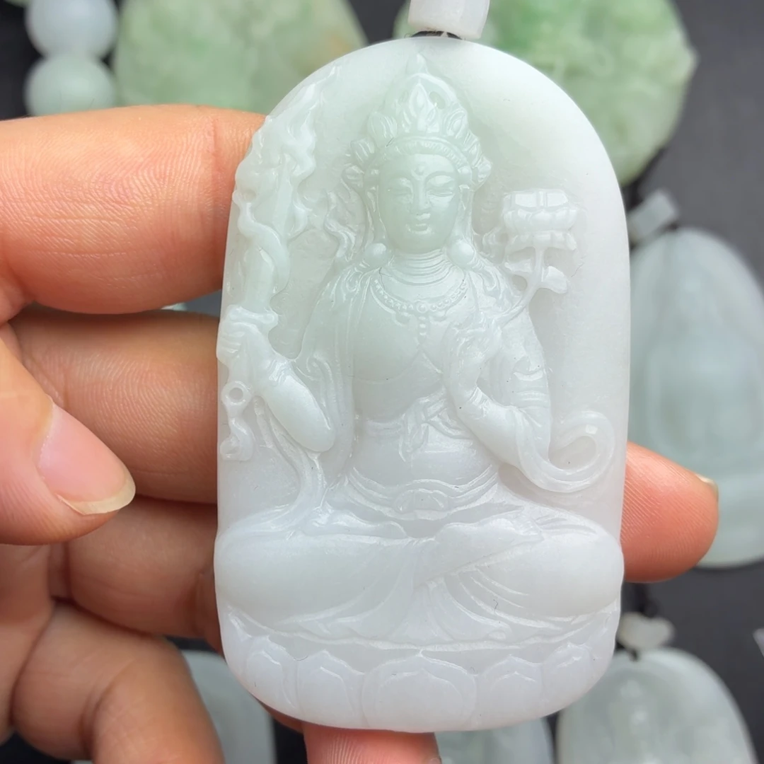 定制翡翠未镶嵌虚空藏