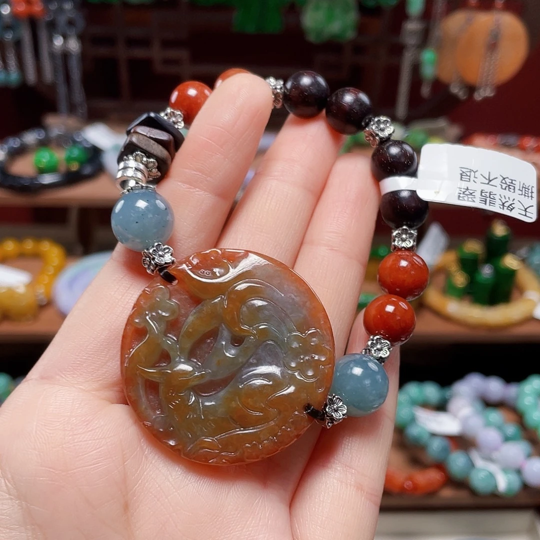 翡翠未镶嵌手链饰品