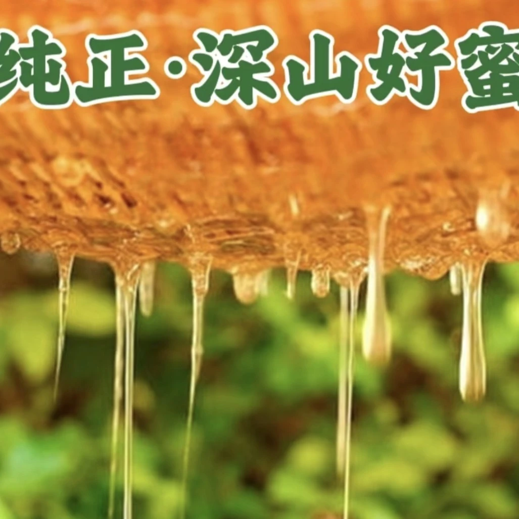 深山野生农家百花蜜（5斤）采自深山多种植物花源野生土蜂蜜纯蜂蜜