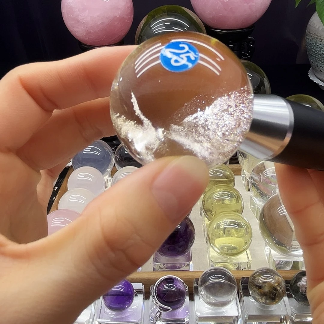 珠宝半成品水晶未镶嵌4.36公分