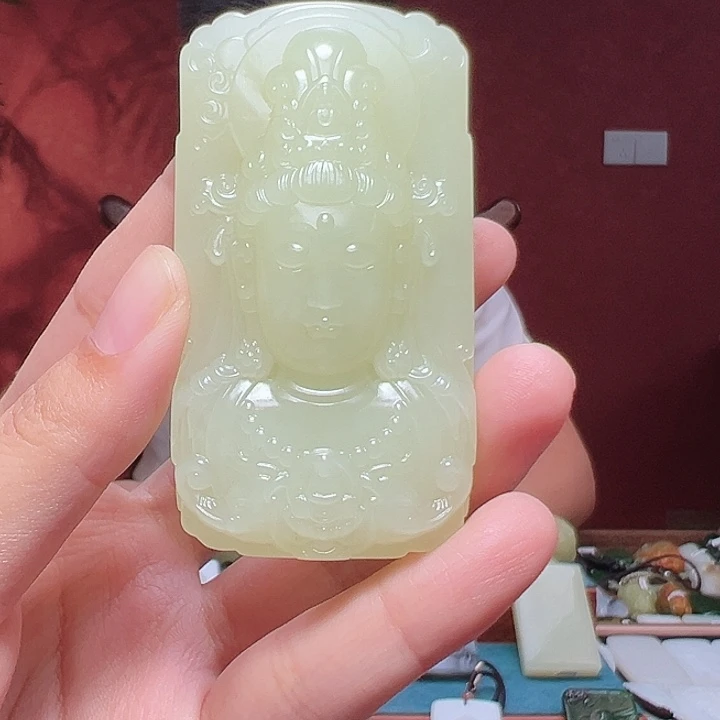 钧***岳颈饰未镶嵌和田玉