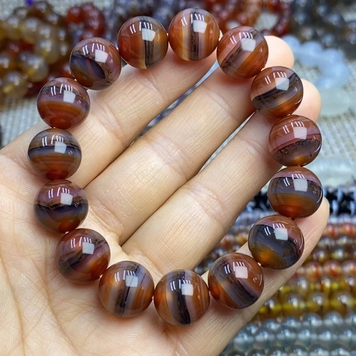 玛瑙/玉髓手链未镶嵌烟*$