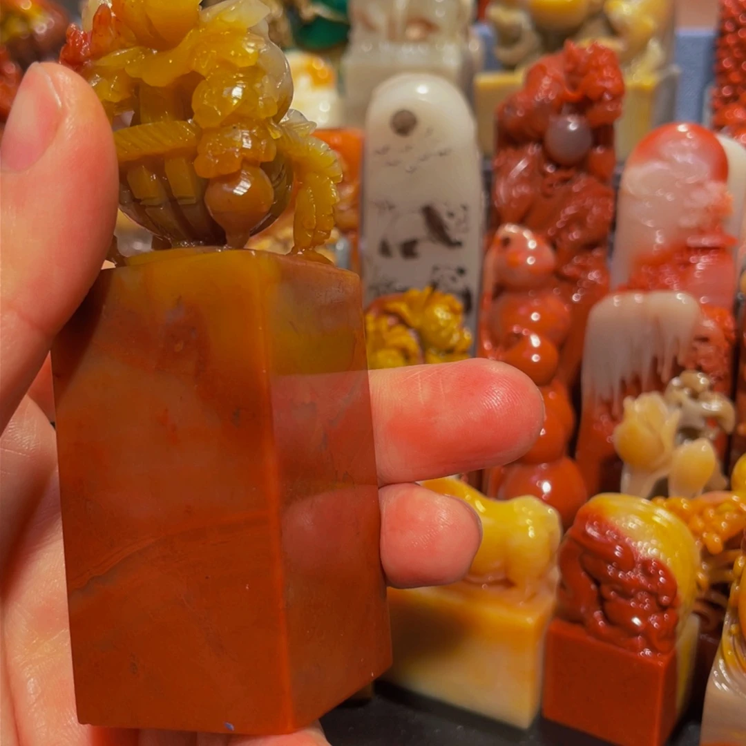 寿山石印石精美寿山