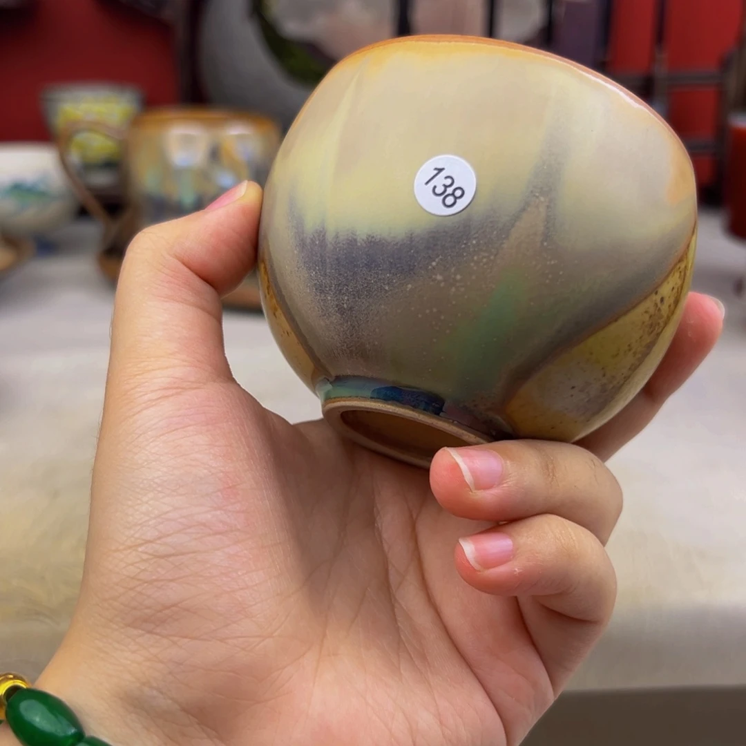 杯纯手工柴烧主人杯