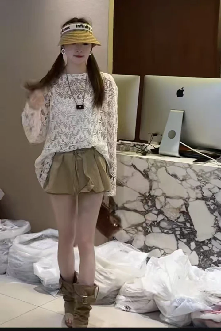 迷裳女装秒单欧货韩货工装裤气质休闲百搭宽松时尚夏季