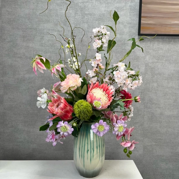 婉约款套装 孤品仿真花 现代简约风，客厅 玄关 卧室摆放花艺