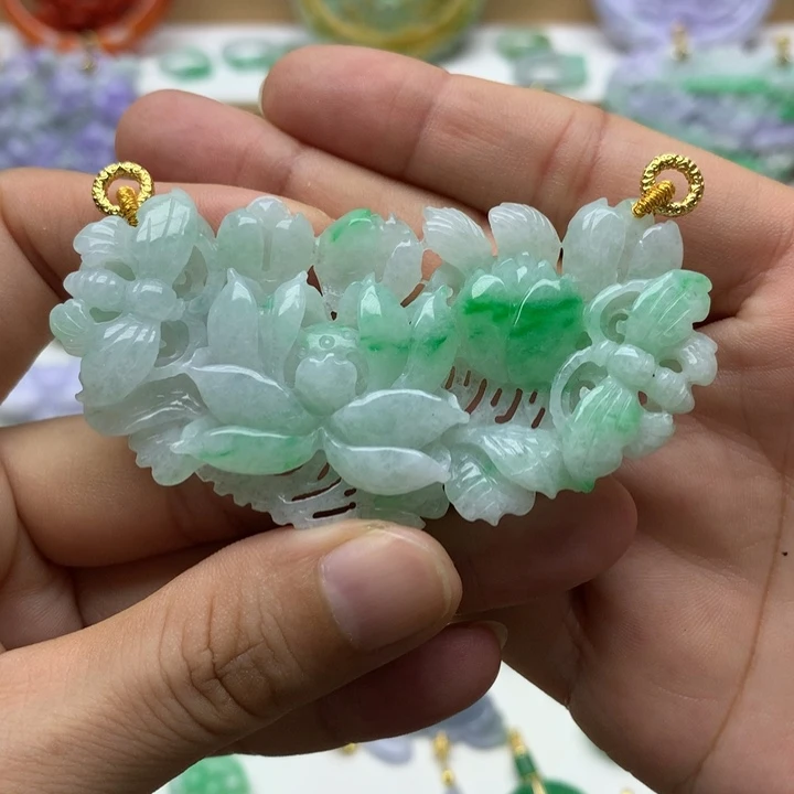 颈饰未镶嵌翡翠翡翠