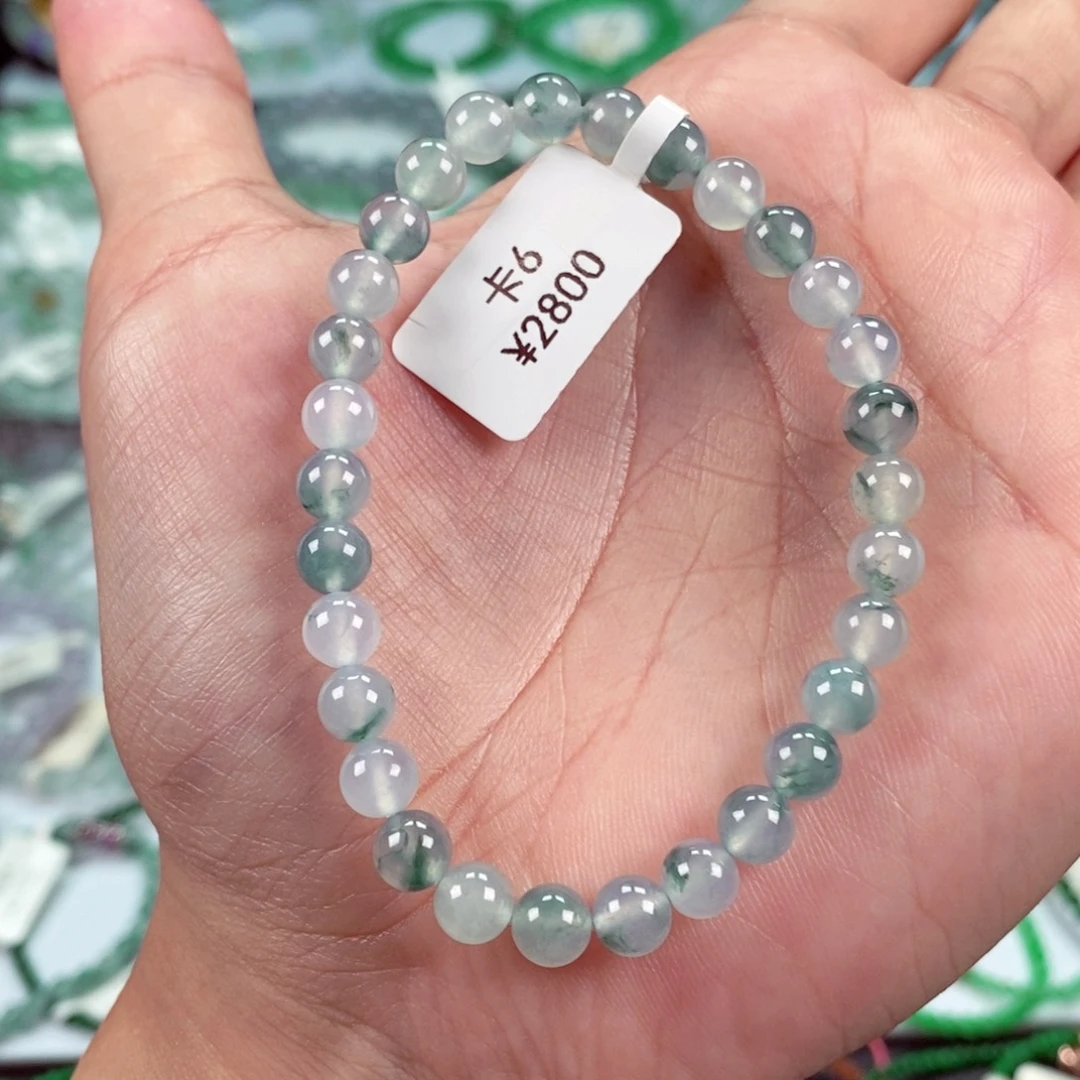 未镶嵌手链翡翠卡6