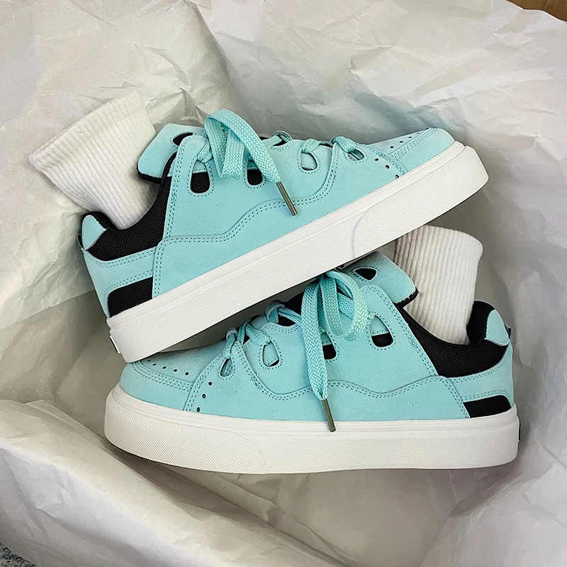 超火ins小众多巴胺面包鞋男鞋2025新款情侣运动休闲鞋低帮滑板鞋