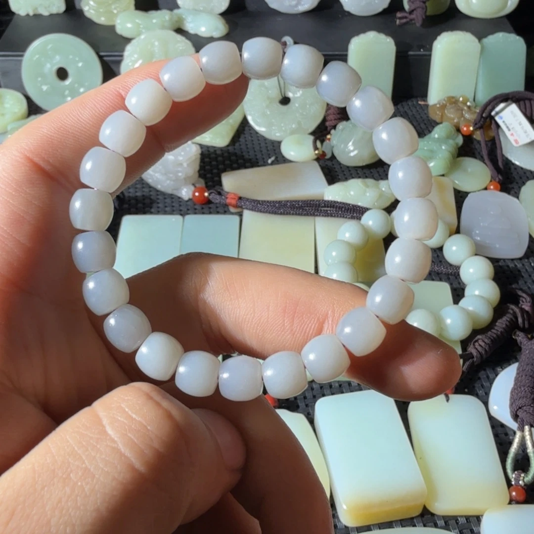 和田玉未镶嵌手链